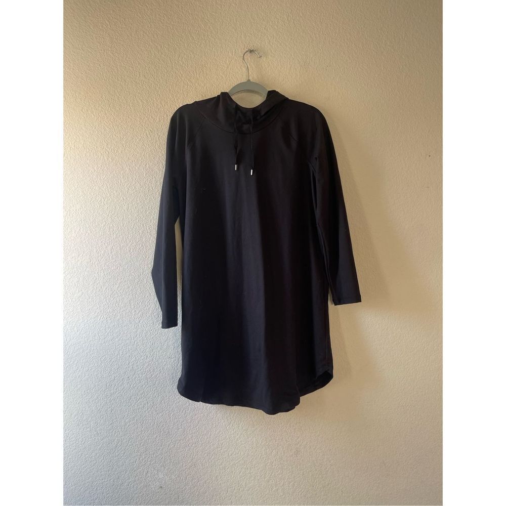 Jโ Jill peach softโhoodie dress black size medium